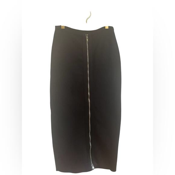 Forever 21 Black Pencil Skirt Women’s XS Full Length Zipper Desk to Dinner - Picture 4 of 6